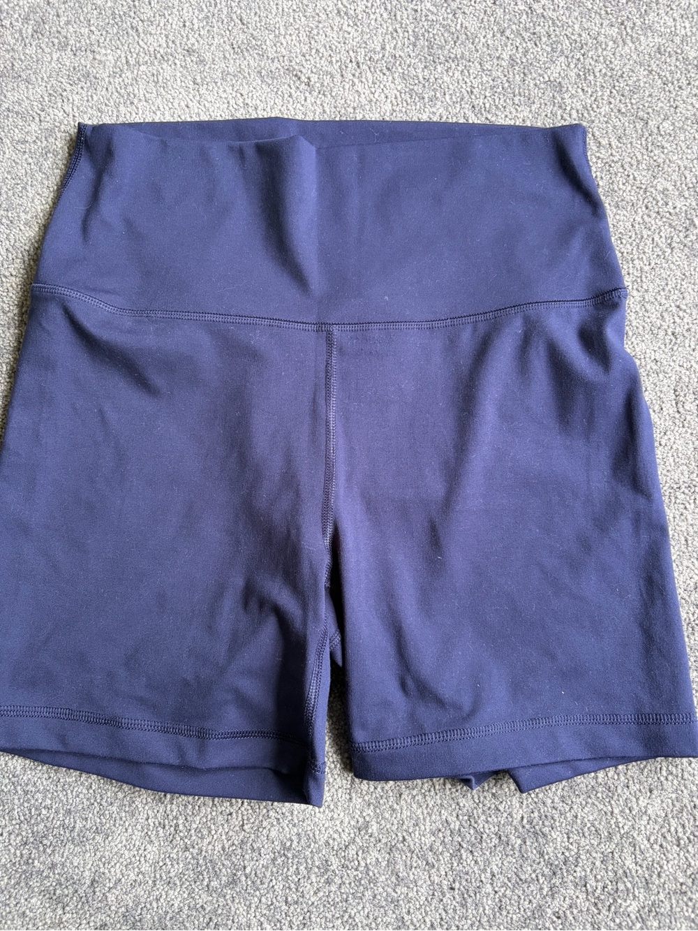 Women's High-Waist Navy Active Shorts